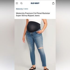 Old Navy Women's Blue Skinny Jeans